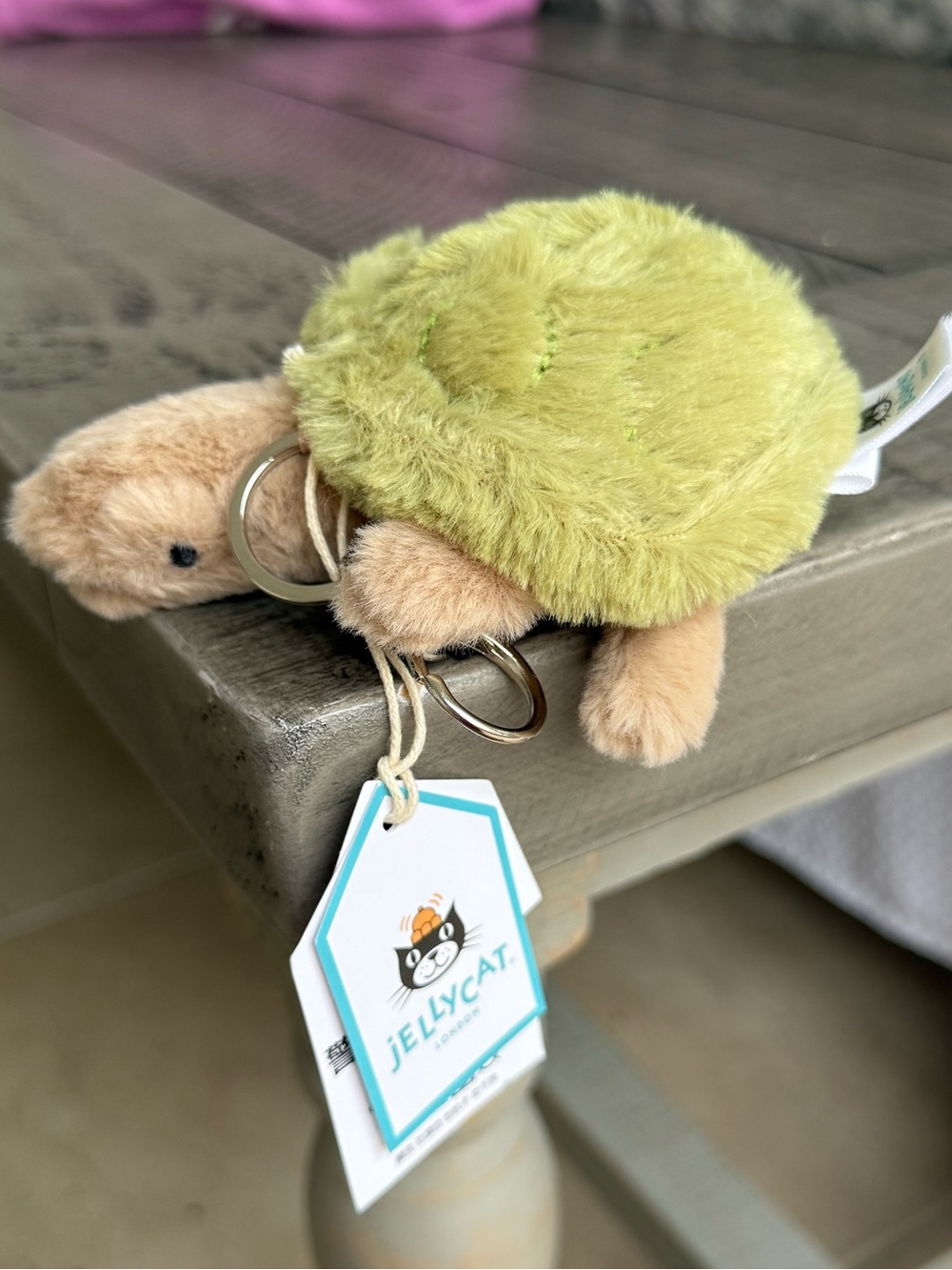 Jellycat Timmy the Turtle NWT Keychain Bag Charm - Picture 4 of 5